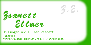 zsanett ellmer business card